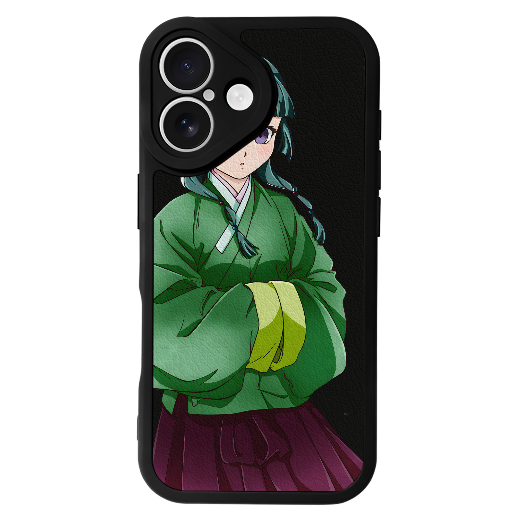 （画像用） 薬屋のひとりごと The Apothecary Diaries 【iPhone 16シリーズ対応】シリコンスマホケース（レザー調） 材質：シリコン
